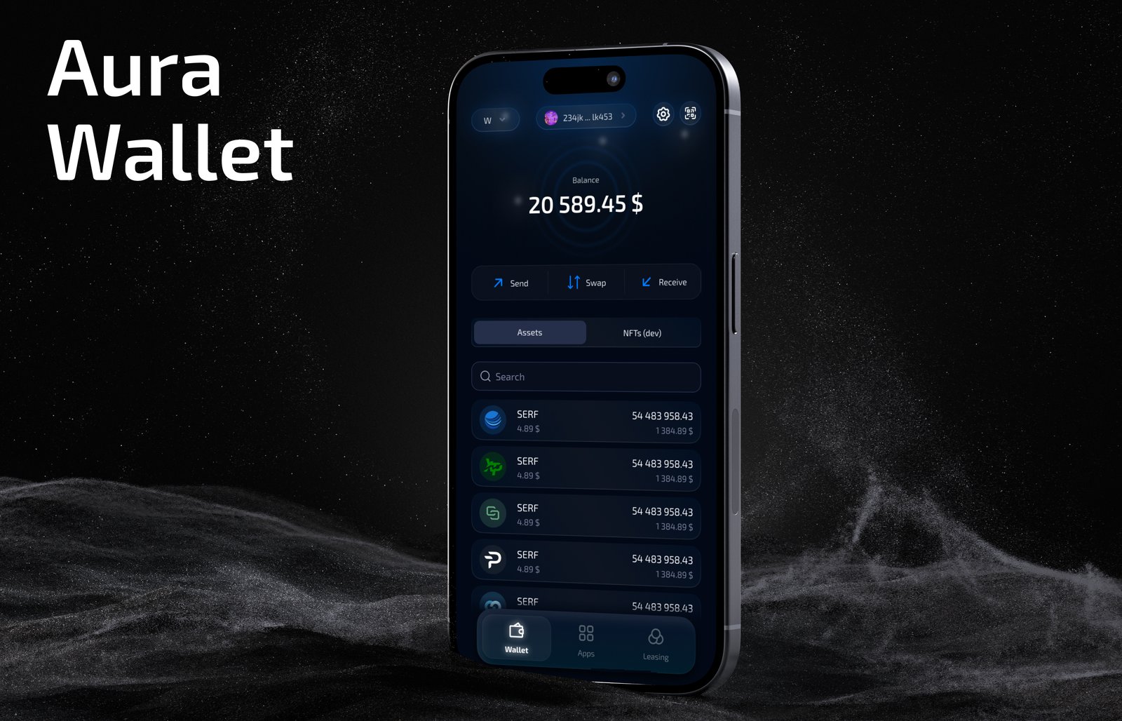 Aura Wallet mobile app
